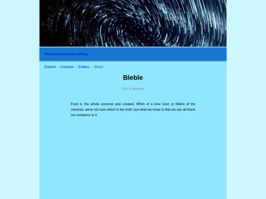 explore/matrix/entities/bleble screenshot