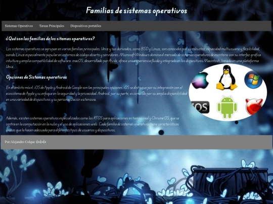 web/Familia screenshot