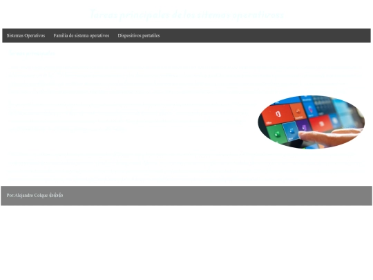 web/tareas principales screenshot