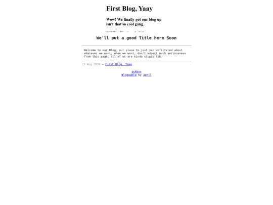 blog/sanctuaryblog screenshot