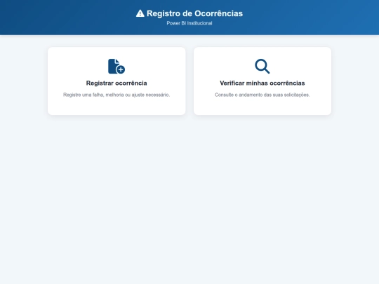 Tecfibra_Glastec/RegistroOcorrencia screenshot