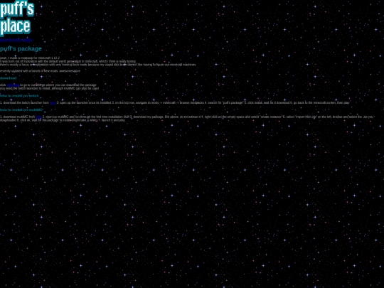 package screenshot