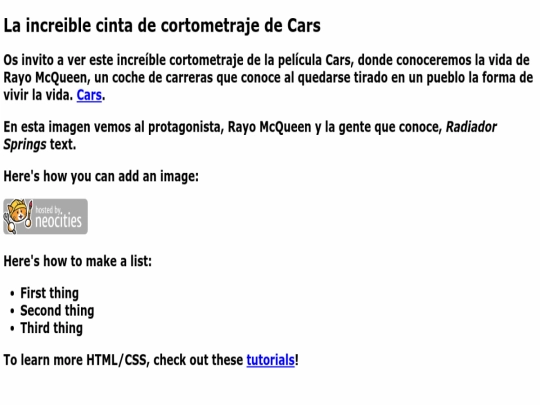 index screenshot