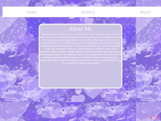 AboutMe screenshot