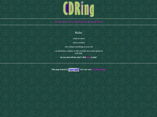 rules screenshot