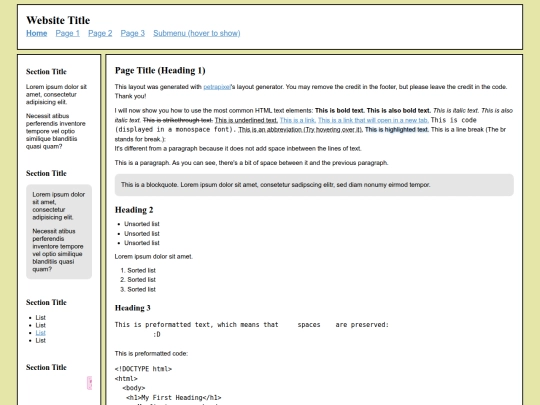 index screenshot