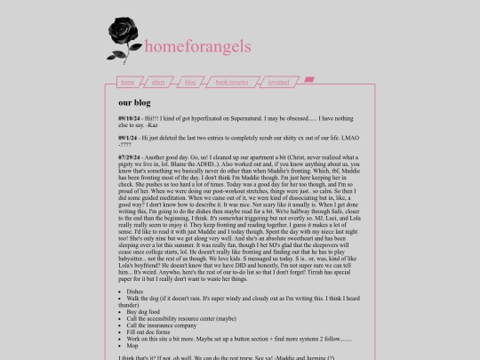 blog screenshot