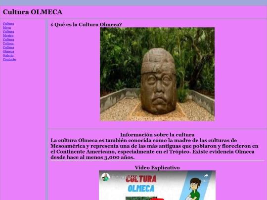 culturas/culturaolmeca screenshot