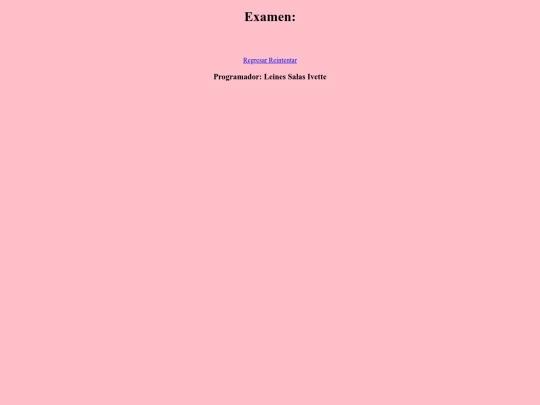examen screenshot
