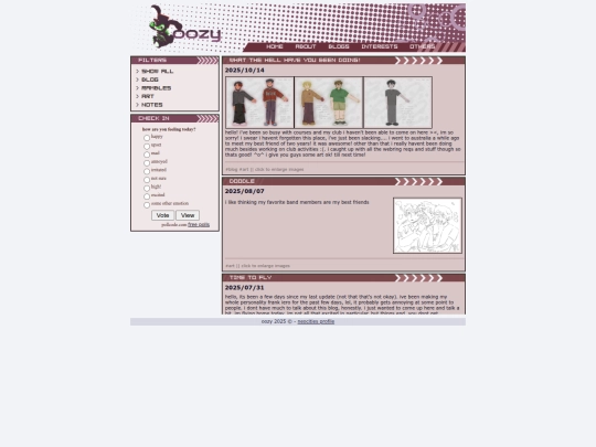 blog screenshot