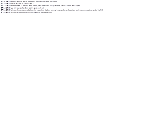siteupdate screenshot