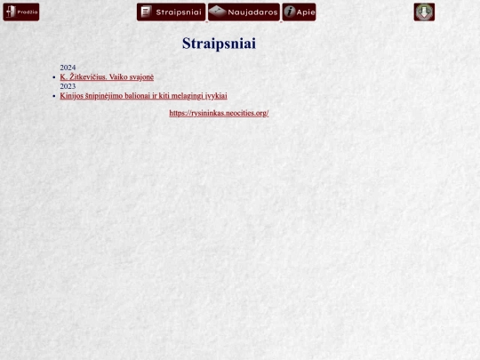 straipsniai screenshot