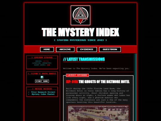 index screenshot