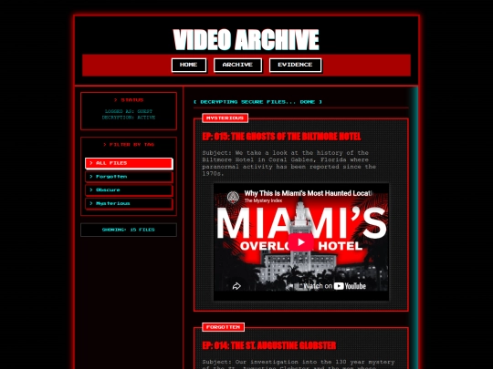 videos screenshot