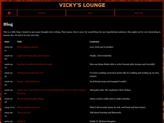 blog/contents screenshot