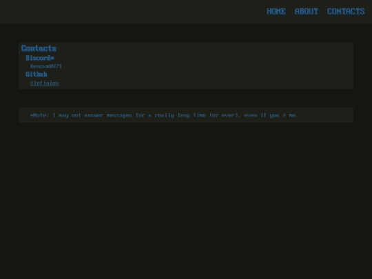 fonts/contact screenshot