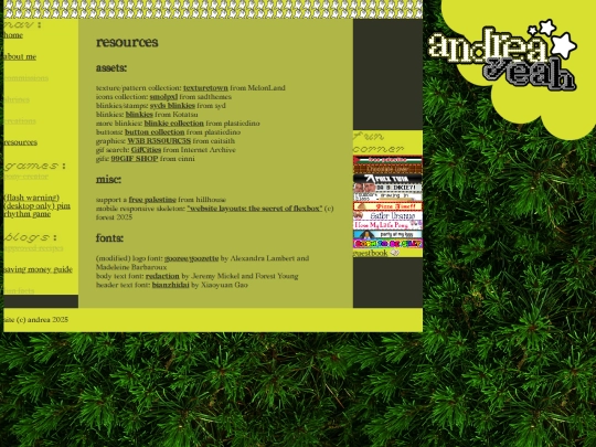 resources screenshot