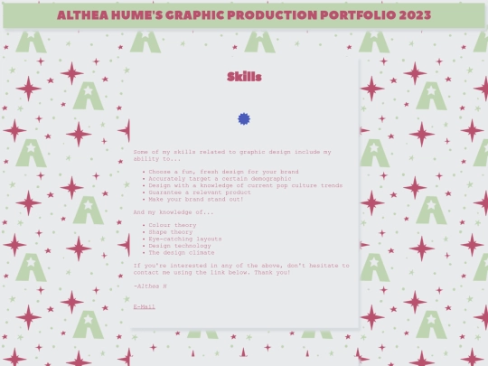 skills screenshot