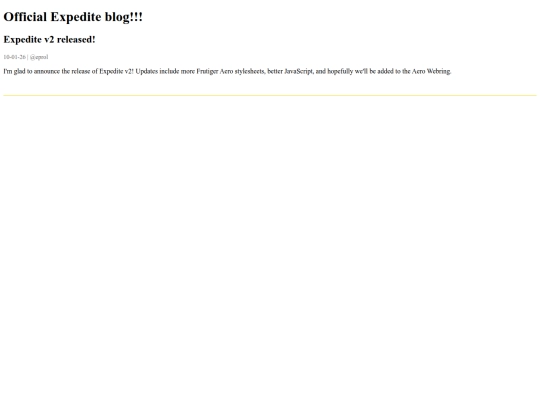 blog screenshot