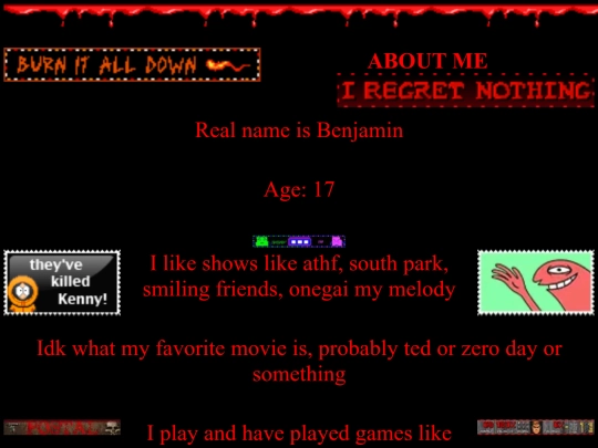 aboutme screenshot