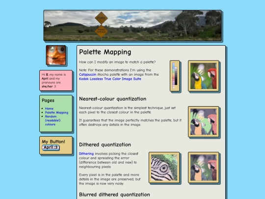 pages/palettemapping screenshot