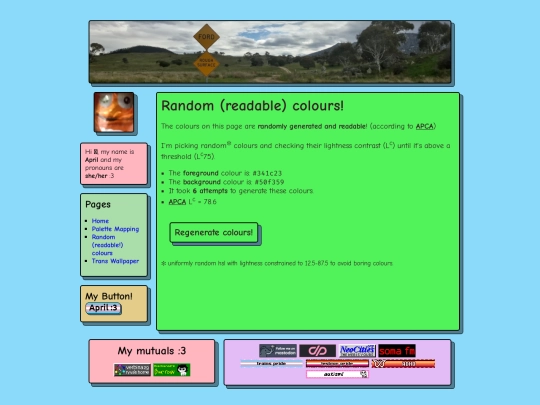 pages/randomcolours screenshot