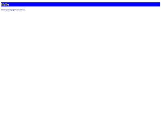 not_found screenshot