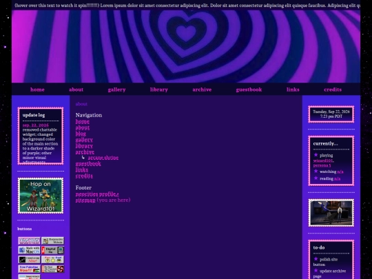 sitemap screenshot
