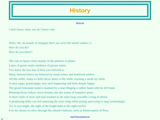 history screenshot