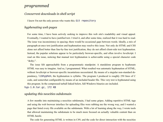 programmed screenshot