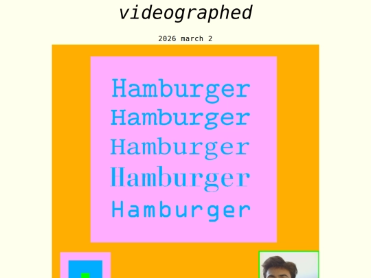 videographed screenshot
