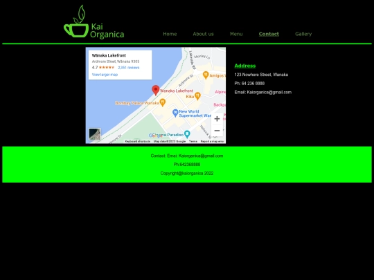 contact screenshot