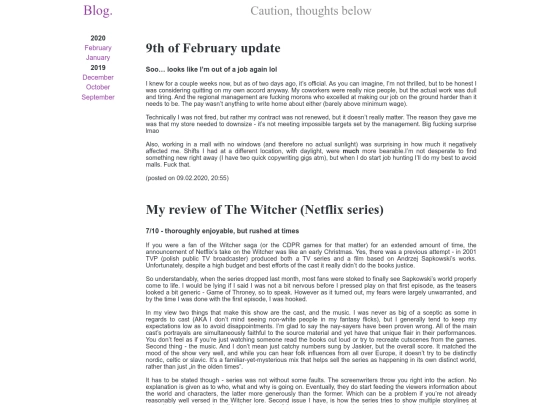 old-site/blog screenshot