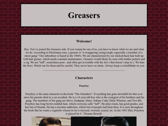 greasers screenshot