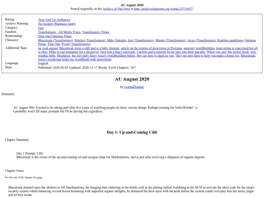 myfics/AU August 2020(1) screenshot