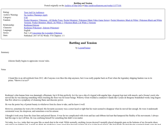 myfics/Battling and Tension screenshot
