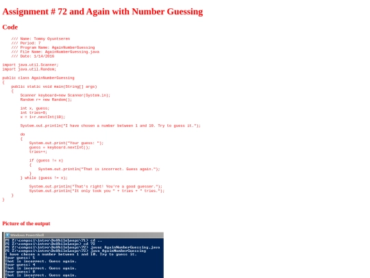 intro/DoWhileLoops/72/AgainNumberGuessing screenshot