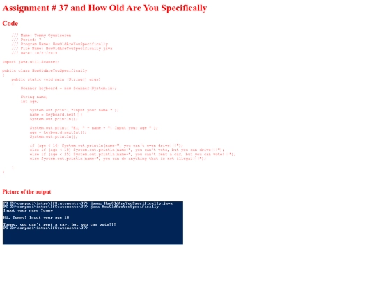 intro/IfStatements/37/HowOldAreYouSpecifically screenshot