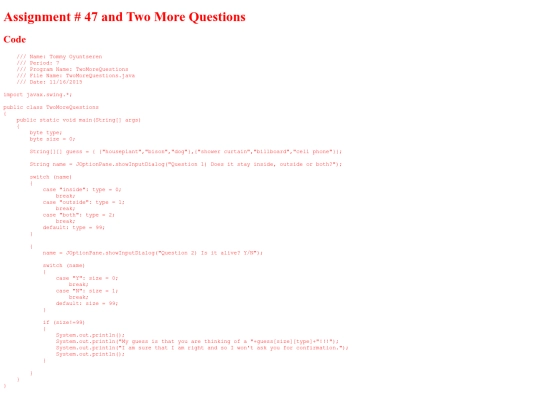 intro/IfStatementsPart2/47/TwoMoreQuestions screenshot