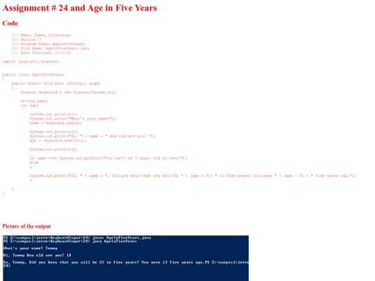 intro/KeyboardInput/24/AgeInFiveYears screenshot
