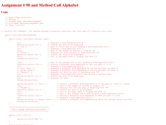 intro/Methods/98/MethodCallAlphabet screenshot