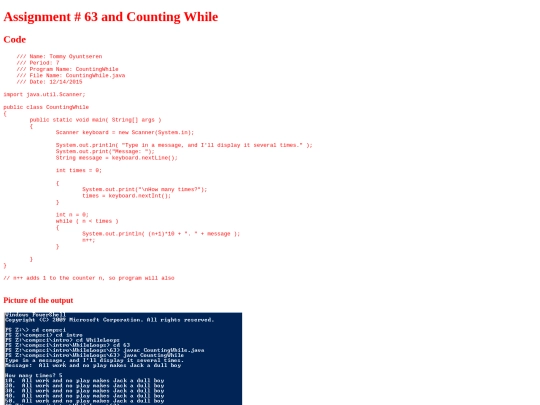 intro/WhileLoops/63/CountingWhile screenshot