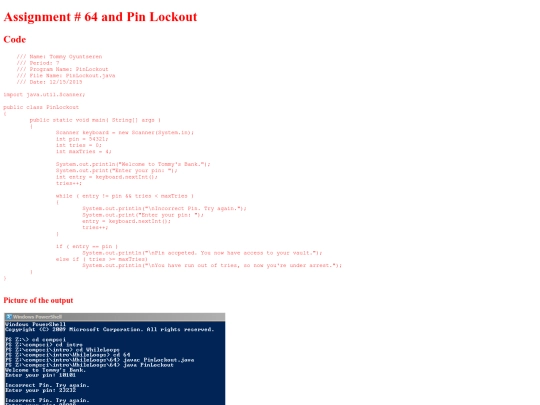intro/WhileLoops/64/PinLockout screenshot