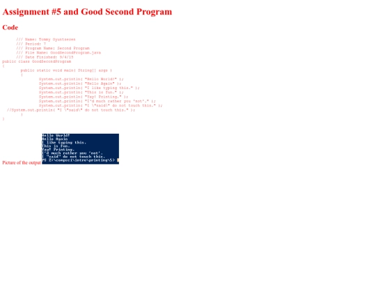 intro/printing/5/GoodSecondProgram screenshot