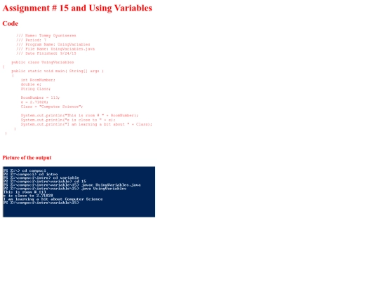 intro/variables/15/UsingVariables screenshot