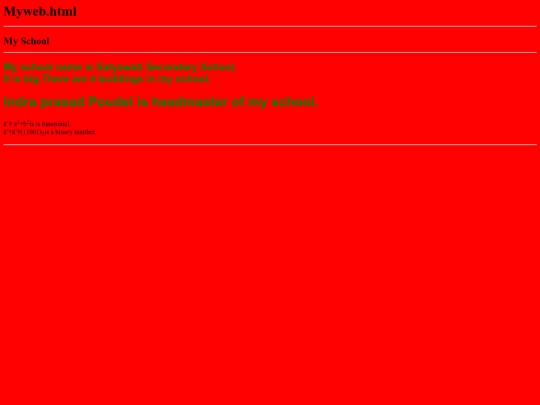 index screenshot
