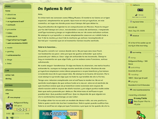 aboutme/on-systems-self screenshot