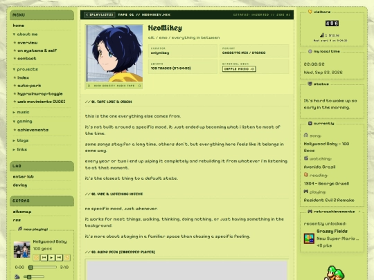 music/playlists/neomikey screenshot
