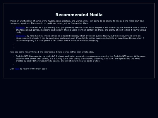recommendations screenshot