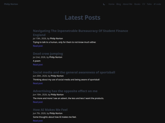 blog screenshot